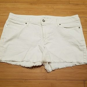 Michael Kors frayed denim shorts